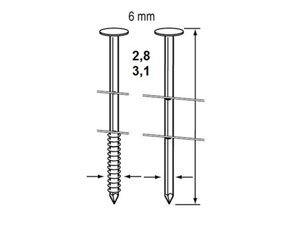 Dutack Coilnagel RNCW30 Nk 80mm ds 4500 st - 5252012