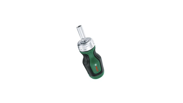 Bosch Groen Compacte ratelschroevendraaier met 6 bits 1600A027PK