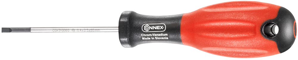 Connex Schroevendraaier Plat 2.5X60 1Com COX310060