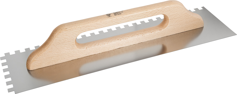 Connex Plakspaan 480Mm Getand 10X10Mm Rvs COX781283