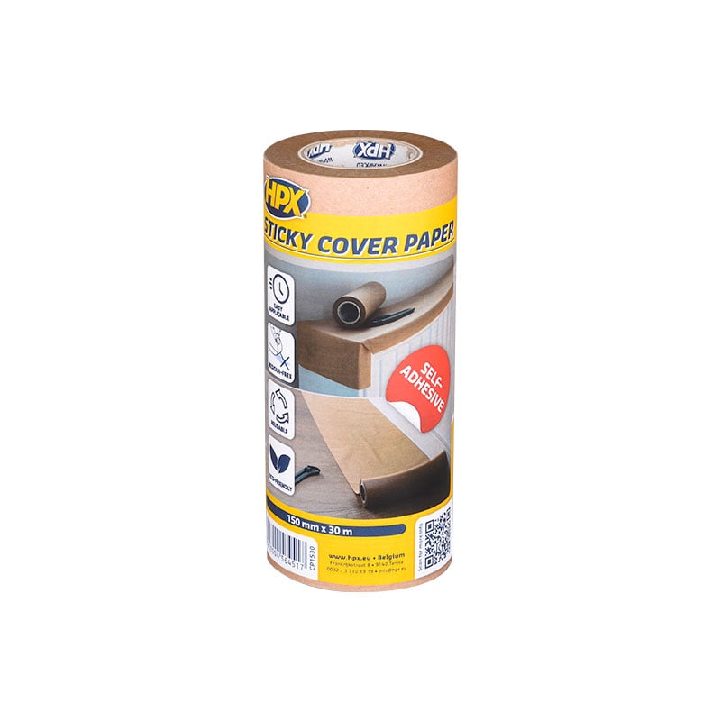 HPX Zelfklevend afdekpapier | 148mm x 30m - CP1530 - CP1530