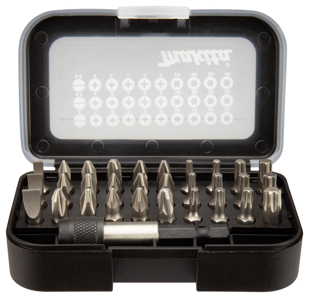 Makita Accessoires 31-delige bitset in plastic box met riemclip - D-30667