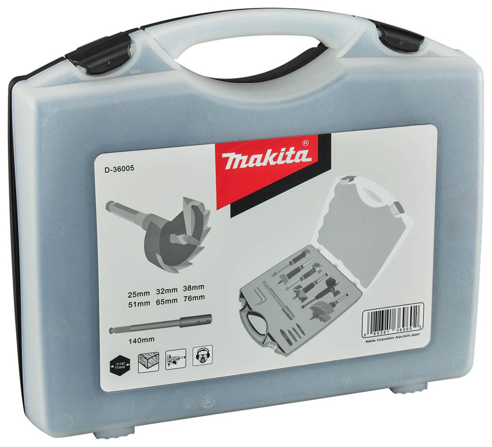 Makita Accessoires Cilinderkopboorset 7-delig - D-36005 D-36005