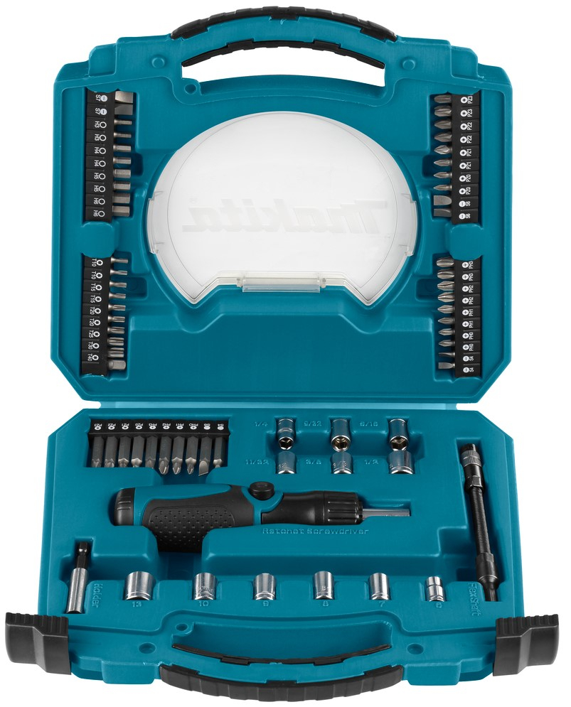 Makita Accessoires D-42020 | Ratel-/dop-/schroefbitset | 65-delig - D-42020