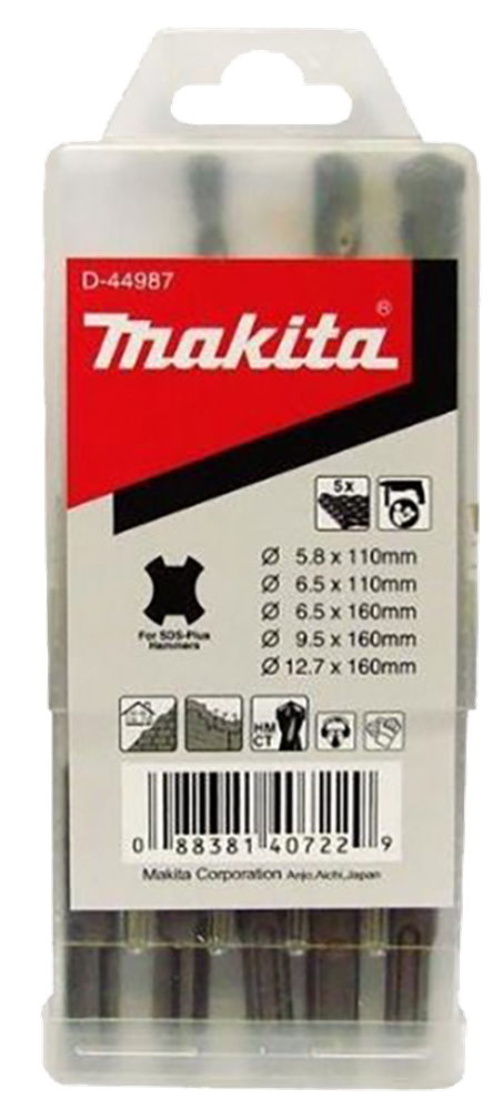 Makita Accessoires Betonborenset 5-delig - D-44987 D-44987