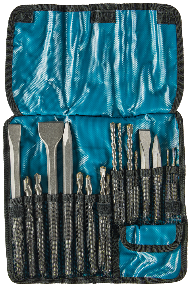 Makita Accessoires Boor-/beitelset 17-delig - D-53300 D-53300