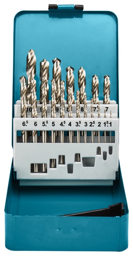Makita Accessoires Metaalborenset | 19-delig | HSS-G - D-54025 - D-54025