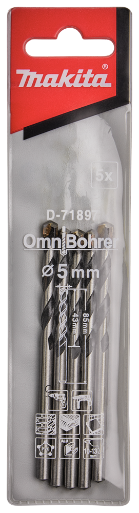 Makita Accessoires Multiboor 5x85mm - D-71897 D-71897