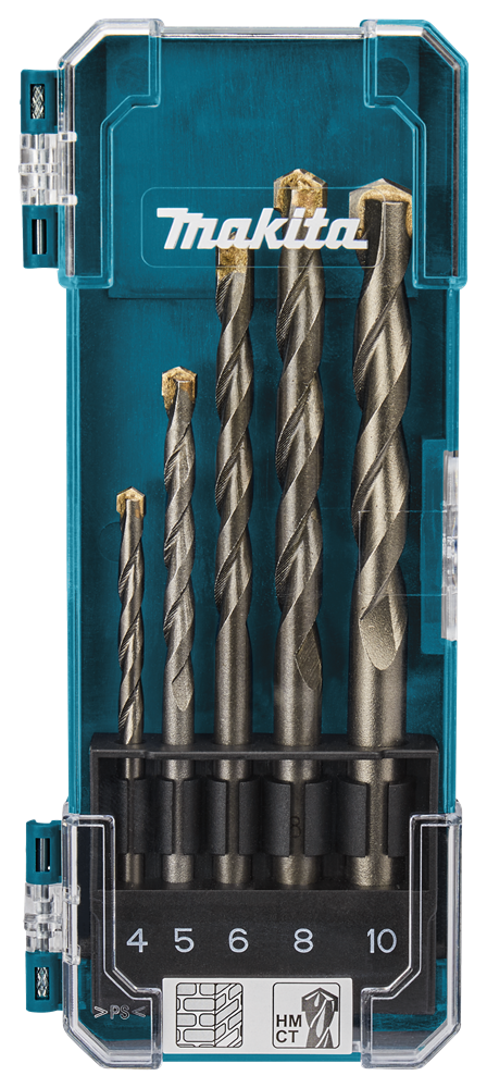 Makita Accessoires D-72877 | TCT-borenset | 5-delig - D-72877