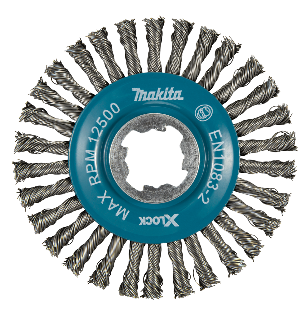 Makita Accessoires Rondborstel 115mm X-LOCK staal - D-73411 - D-73411