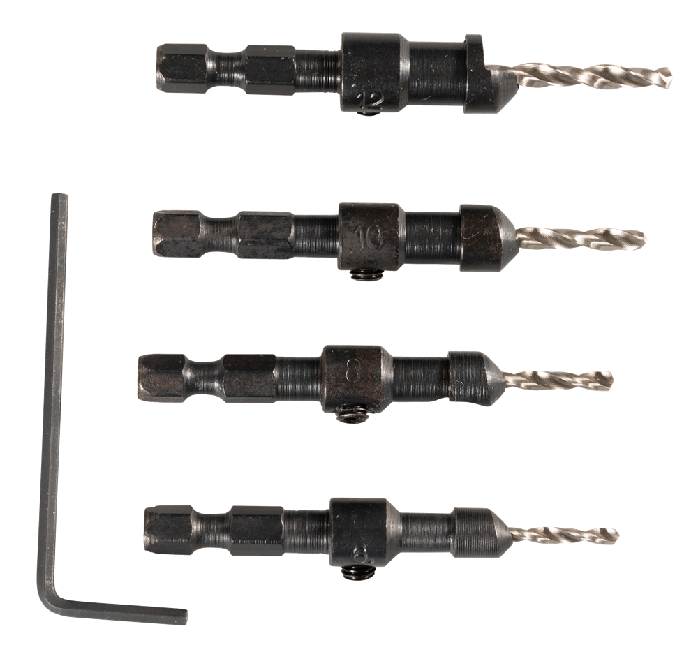 Makita Accessoires Verzinkboor Quad Driver-set - D-73455 - D-73455