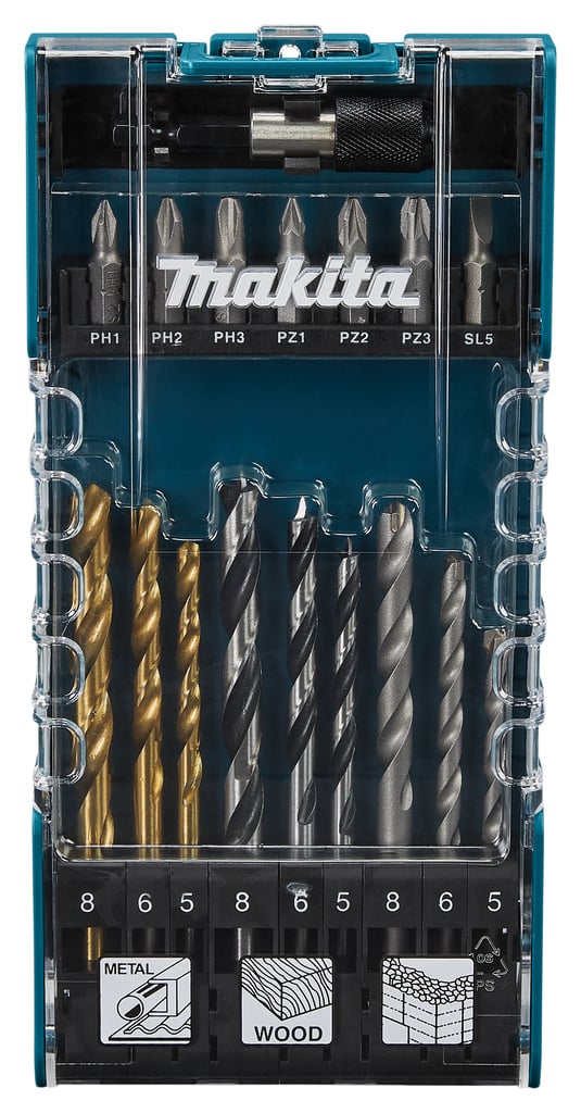 Makita Accessoires Boor-/schroefbitset 17-delig - D-74887 - D-74887