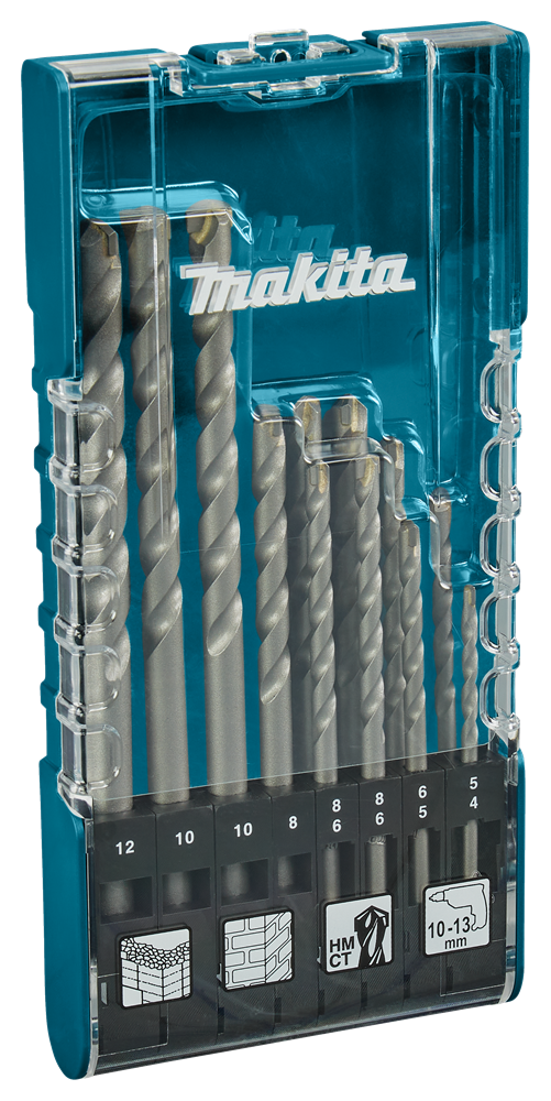Makita Accessoires Steenborenset 12-delig - D-77126 - D-77126