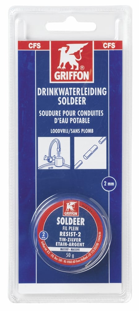 Griffon Drinkwaterleidingsoldeer Fpb 50G*6 Nlfr - 6304782 - 6304782