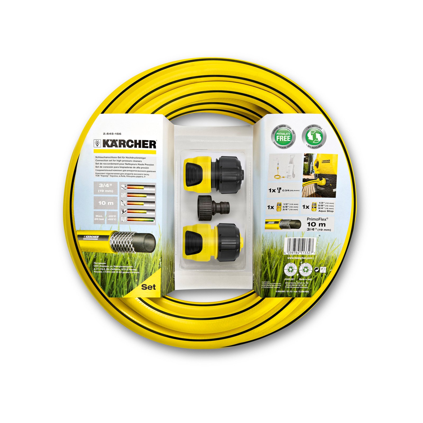 Karcher Aansluitset 10m 3 4&apos;&apos; 2.645-156.0