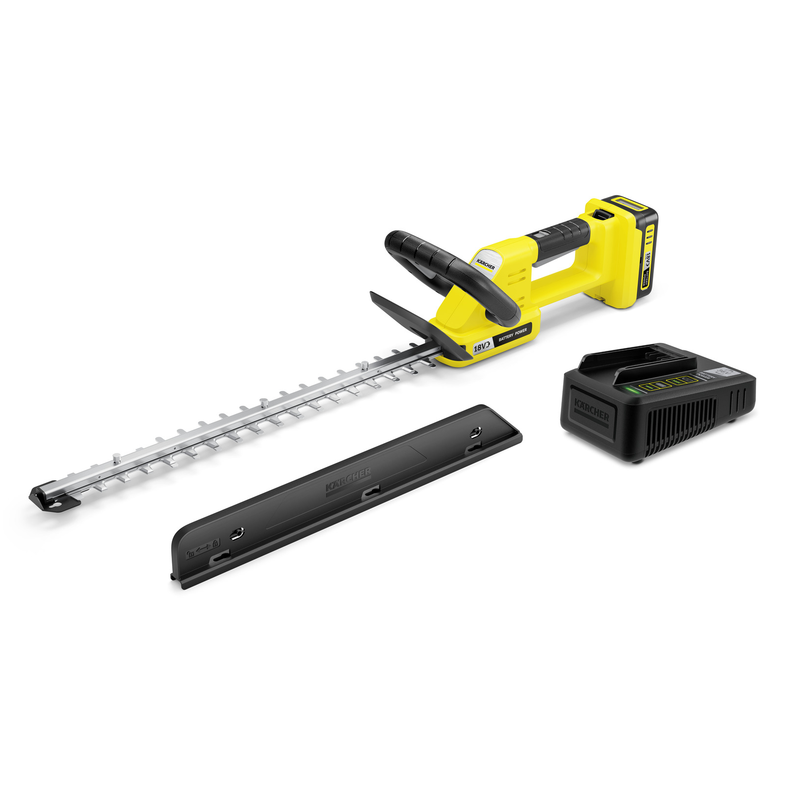 Karcher HGE 3-18 Battery Set | Accu heggenschaar 18V 50 cm (1x 2.0Ah accu + snellader) - 1.445-611.0