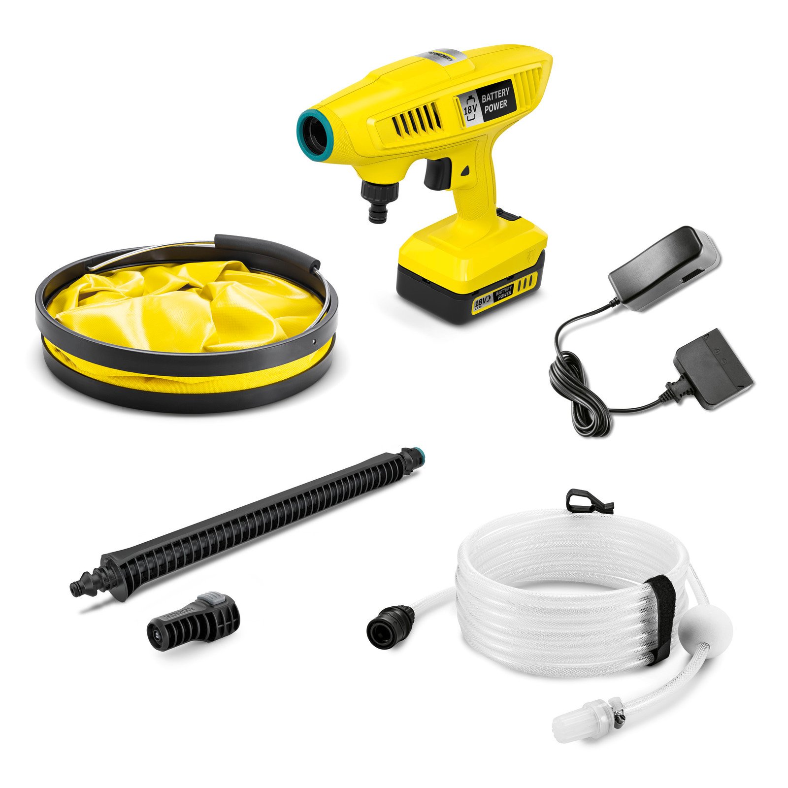 Karcher KHB 4-18 Plus Battery Set Draagbare middendrukreiniger - 1.328-230.0