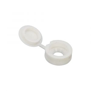 Dak&Gevel Afdekkap Kunststof Wit Voor Schroef 5Mm | 100 stuks - 6305.50.20501