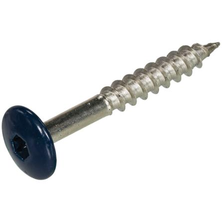 Dak&Gevel Kleurkopschroef Rvs-A2 Staalblauw Ral5011 4.8X25 | 50 stuks - 6304.30.37133