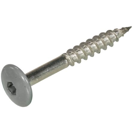 Dak&Gevel Kleurkopschroef Rvs-A2 Stofgrijs Ral 7037 4.8X38 | 50 stuks - 6304.30.37534