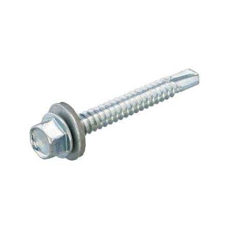 Dak&Gevel Montageschroef Zelfborend Vz 6K Sw-10 Voor Staal 6.3X32 | 100 stuks - 6303.01.53320