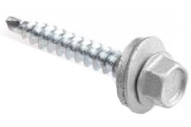 Dak&Gevel Profielplaatschroef Vz Blank Aluminium Ral9006 4.9X35 | 50 stuks - 6304.01.37424