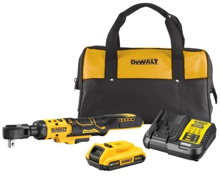 DeWalt DCF512D1-QW Accu Haakse ratelsleutel | 1/2" | 18V | 1 x 2.0Ah Li-Ion | In draagtas - DCF512D1-QW