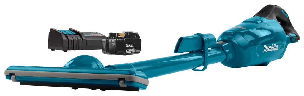 Makita DCL282FRT | 18 V steelstofzuiger | incl. 5,0 Ah accu & snellader | 0.5 L | stofzak - DCL282FRT