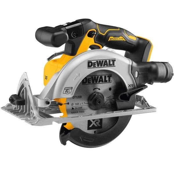 DeWalt DCS565N | Accu Cirkelzaag | XR | 18 Volt | 165 mm | Body | Zonder Accu&apos;s & Lader DCS565N-XJ