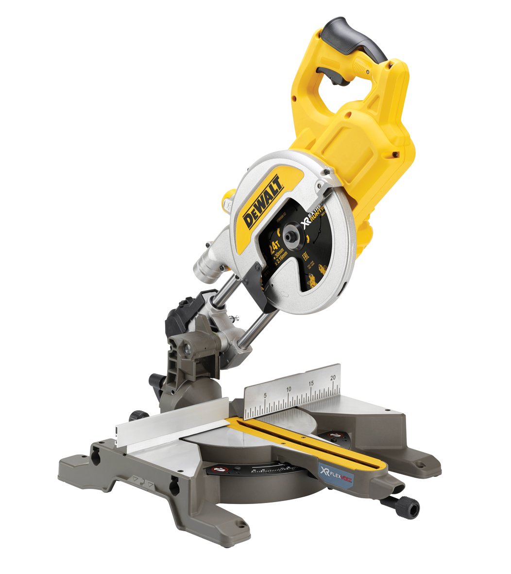 Dewalt Flexvolt accu afkort- en verstekzaag DCS777N 54V, 216mm, kaal, exclusief accu's en snellader