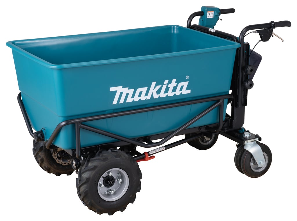 Makita DCU605Z Accu Kruiwagen met laadbak | Body | 2x 18V | Zonder Accu&apos;s & Laders