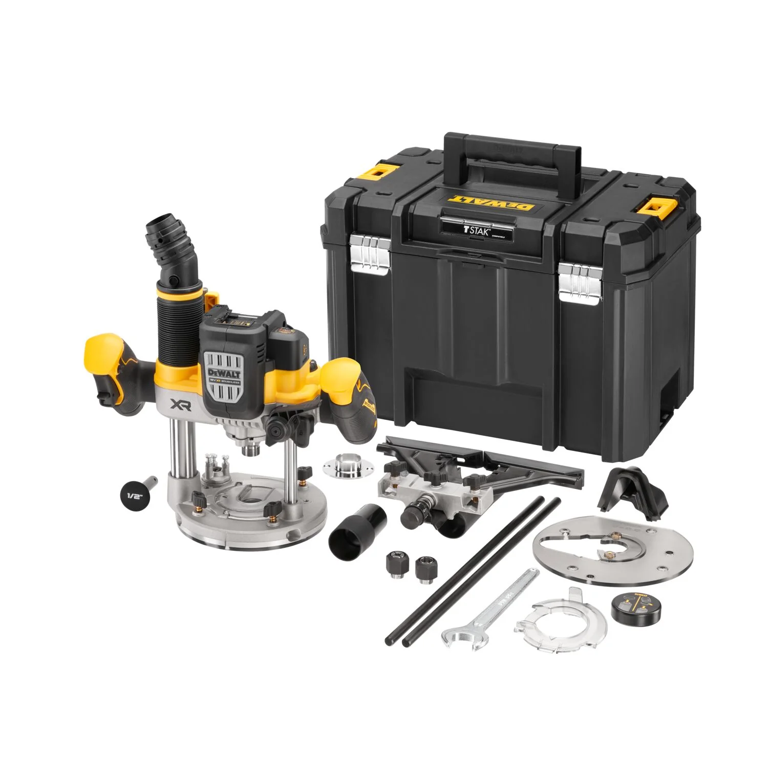 DeWalt DCW620NT | Accu bovenfrees | 18V | zonder accu&apos;s en lader DCW620NT-XJ