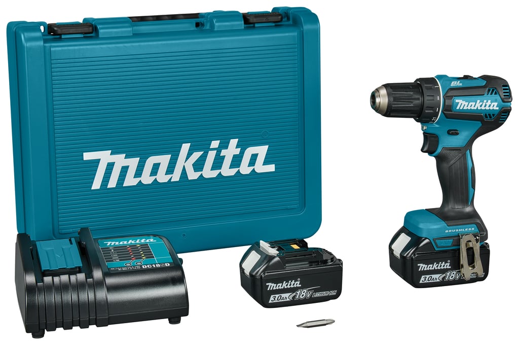 Makita DDF485SFE 18 V Boor- schroefmachine brushless 3 0 Ah accu (2 st) lader in koffer