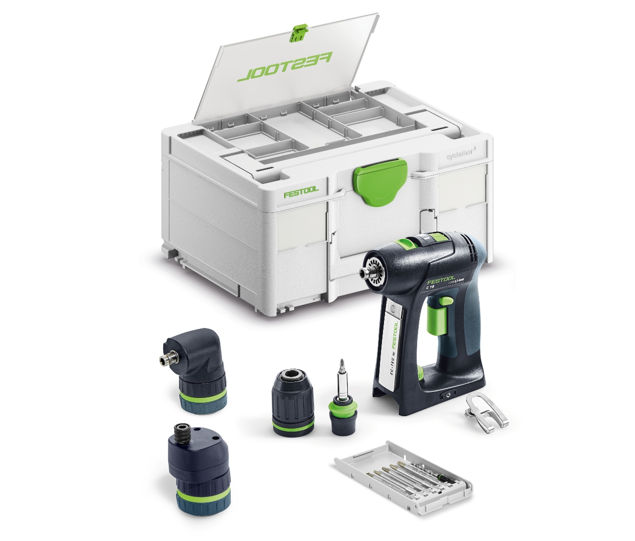 Festool C 18 Basic-Set Accuschroefboormachine | Zonder accu's en lader - 578831