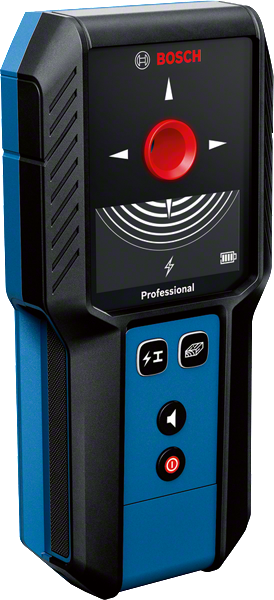 Bosch Blauw GMS 120-27 Detector | 1x accu BA 3 7V Li-Ion 1 0 Ah | In Doos 0601081701