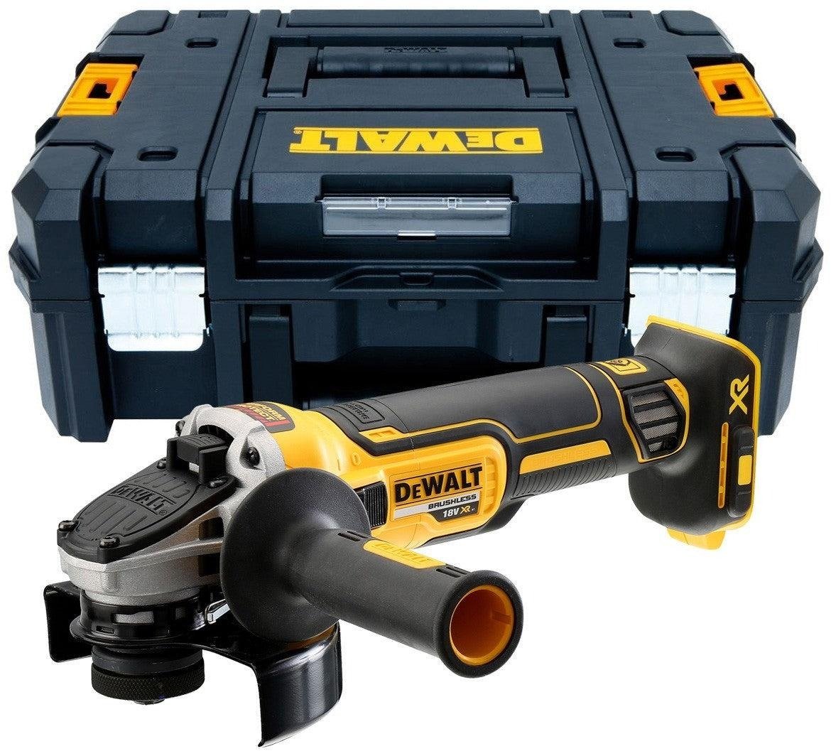 DeWalt DCG405NT Accu Haakse Slijper | 125 mm BL | zonder accu&apos;s en lader +Tstak - DCG405NT-XJ