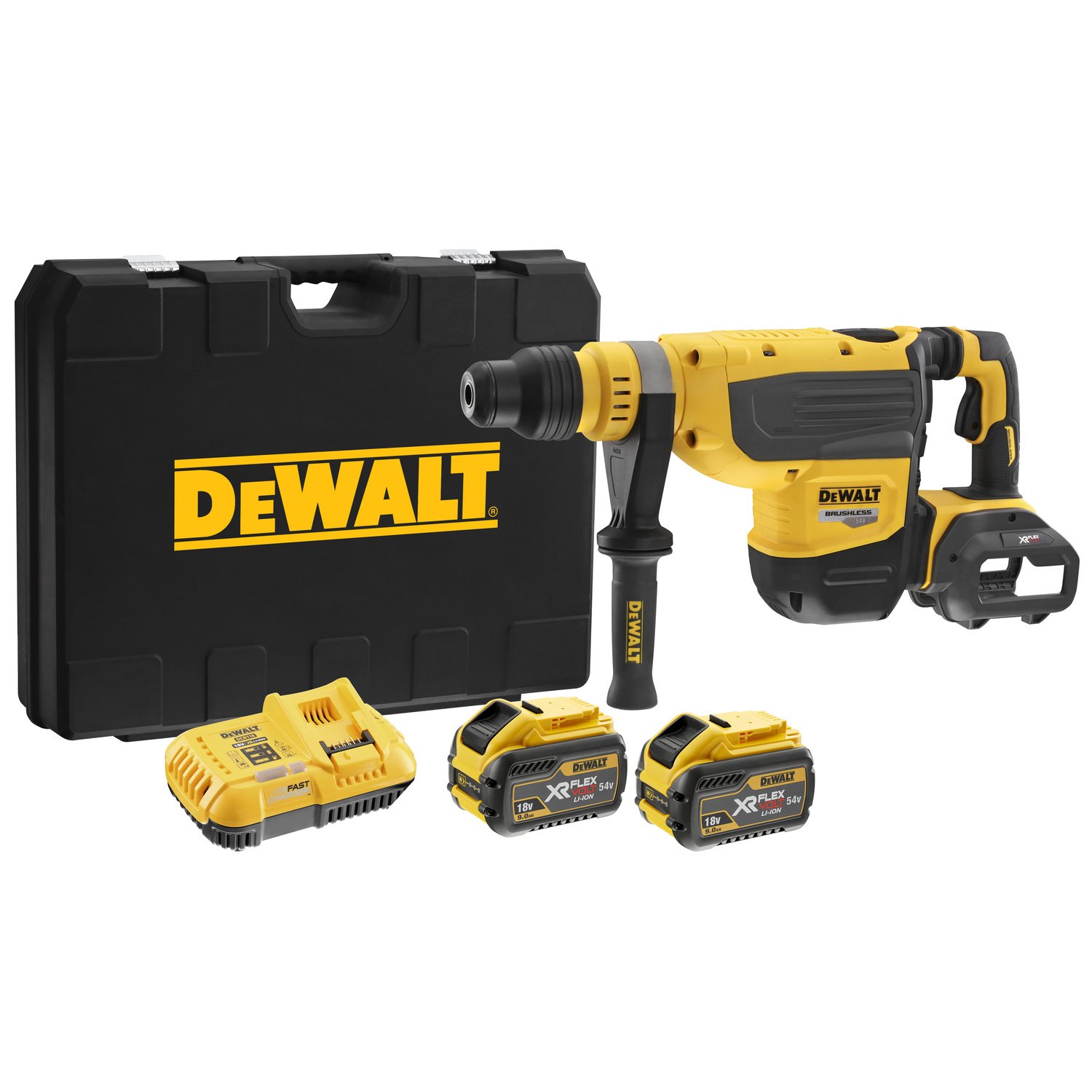 DeWalt DCH735X2 | Accu Combihamer | FlexVolt | SDS-Max | 54V | 9.0Ah | Li-Ion | Set - DCH735X2-QW