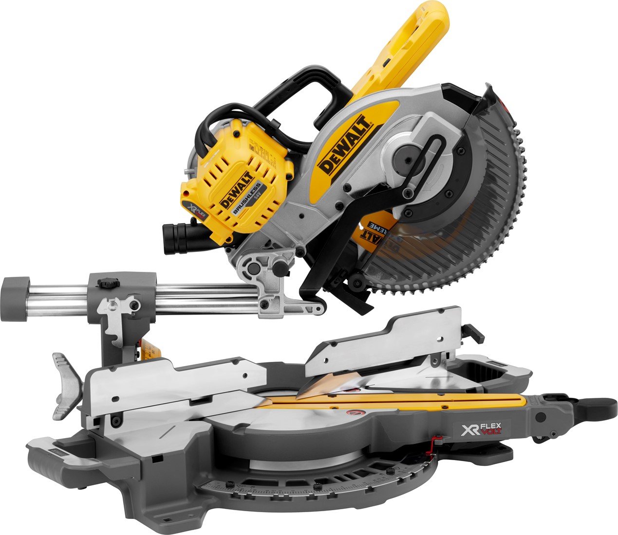 DCS727N-XJ | Afkort- en verstekzaagmachine | FlexVolt | 54V | 250 mm | Body | Zonder Accu's & L