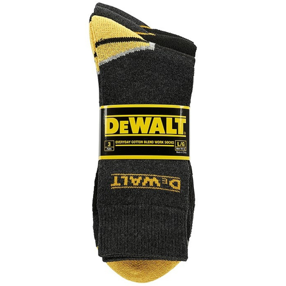 DeWalt Sokken | 3 Paar | Zwart | 43 46 SOKW00430