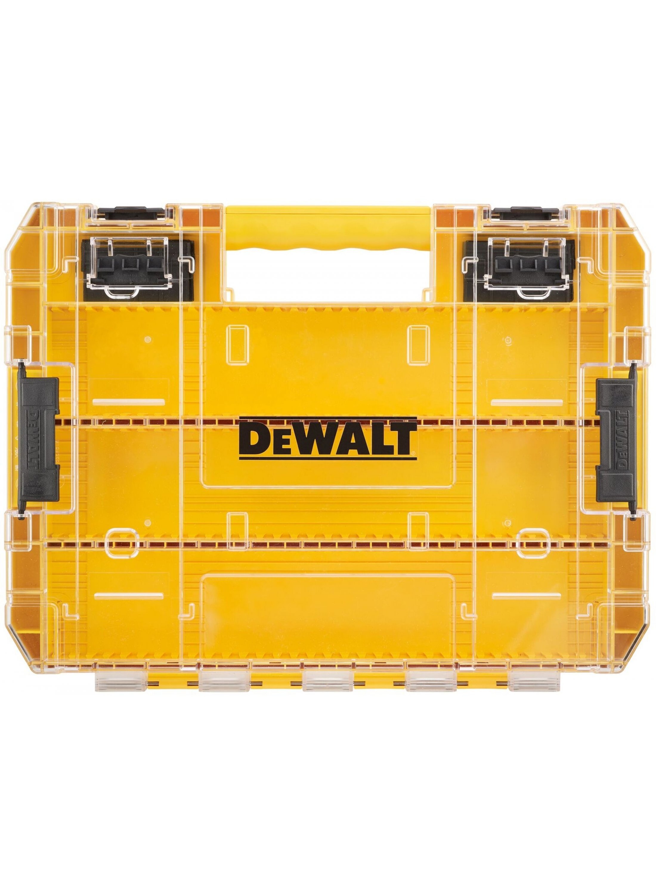 DeWalt Accessoires TOUGH CASE | maat large | leeg | 1 stuk + 6 tussenschotten - DT70839-QZ