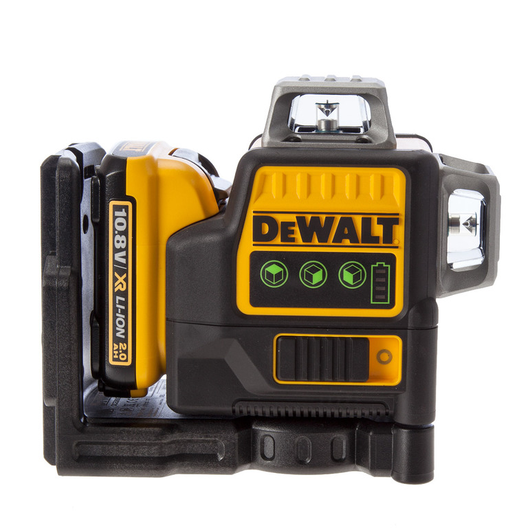 DeWalt DCE0811D1G veelzijdige zelfnivellerende kruislijnlaser 360 graden - DCE0811D1G-QW