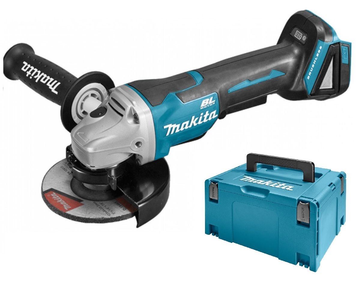 Makita DGA505ZJ 18v Haakse slijper 125 mm | zonder accu&apos;s en lader - DGA505ZJ
