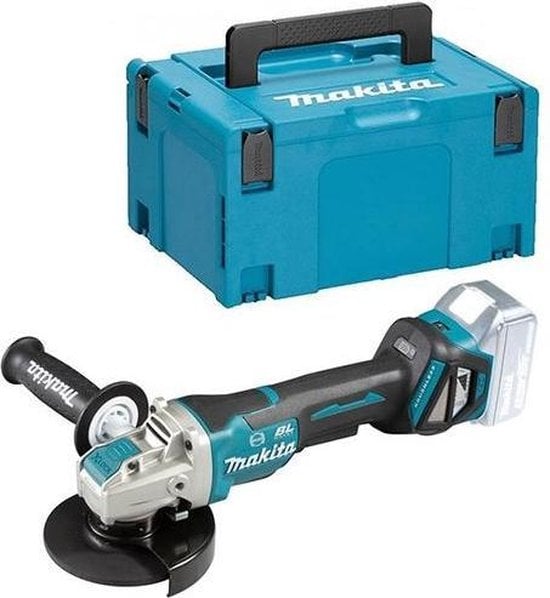 Makita DGA519ZJ 125mm Accu Haakse Slijper X-Lock 18V zonder accu's en lader - DGA519ZJ