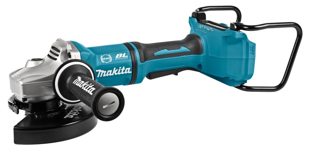 Makita DGA700ZKX1 2 x 18V Accu Haakse slijper 180 mm | zonder accu&apos;s en lader