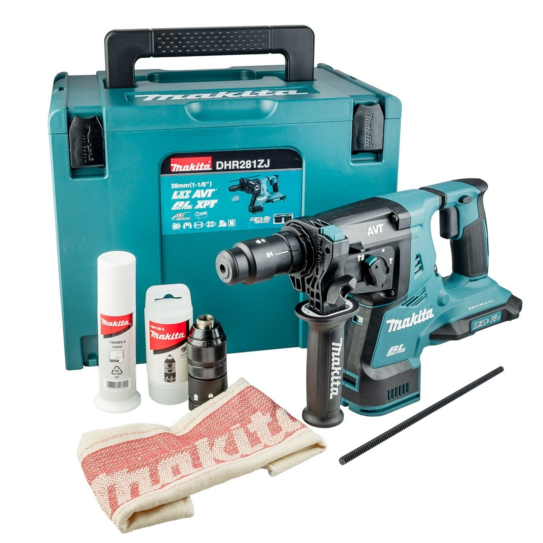 Makita DHR281ZJ accu-boorhamer