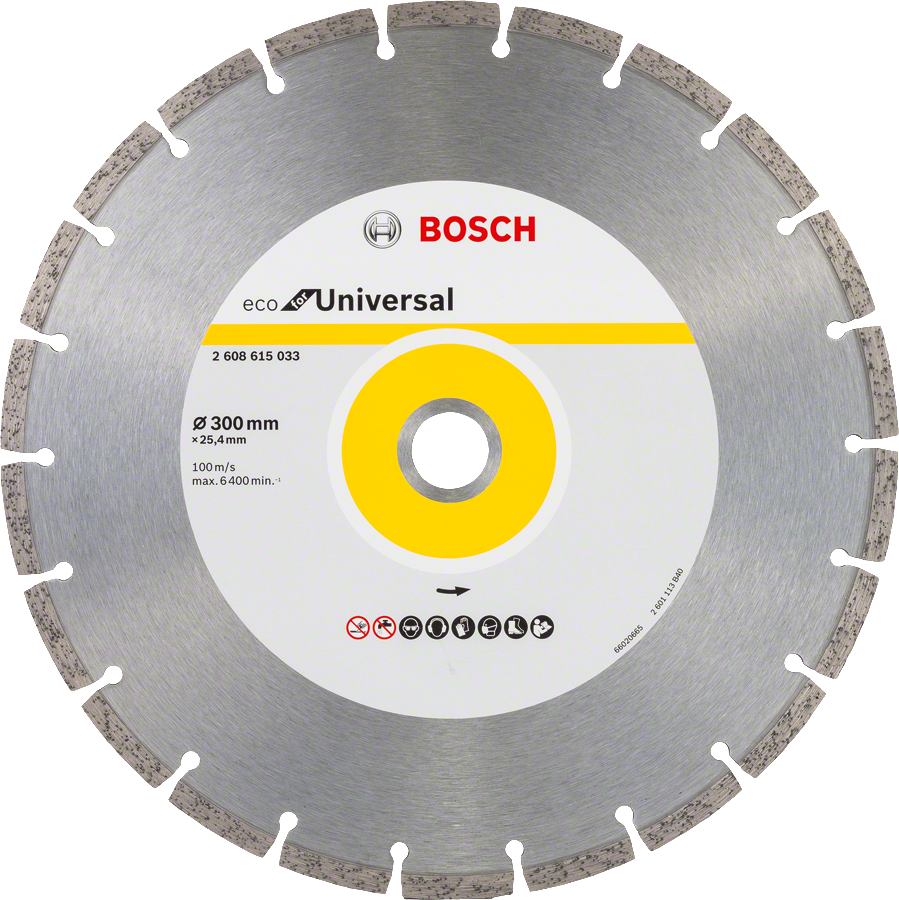 Bosch Accessoires Diamantschijf Universal Bosch Line 300 x 25, 4 x 3,2x 8 - 2608615033