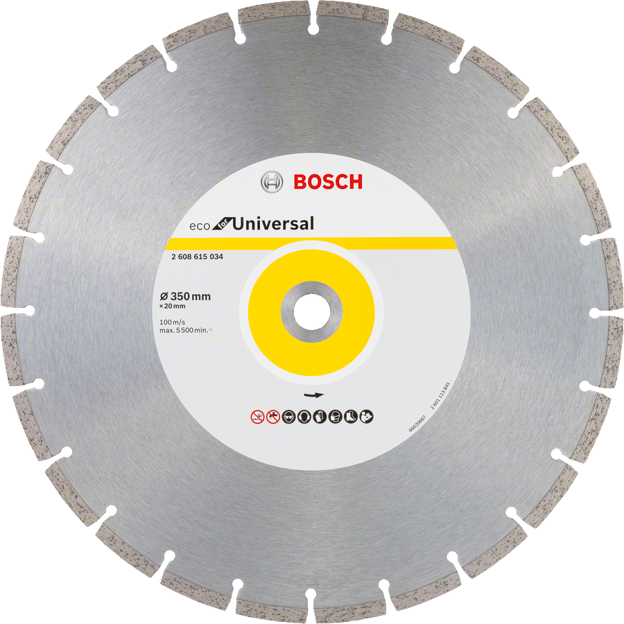 Bosch Accessoires Diamantschijf Universal Bosch Line 350 x 20 x 3, 2x 8 - 2608615034
