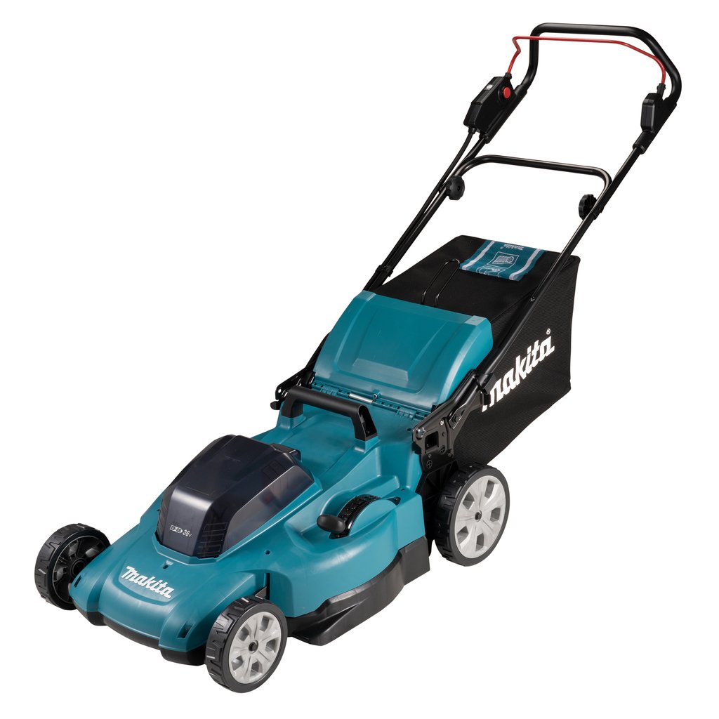 Makita DLM538PT2 | LXT 2x18 V accu Grasmaaier | 53 cm | 5,0 Ah accu (2 st) | duo snellader | in doos - DLM538PT2