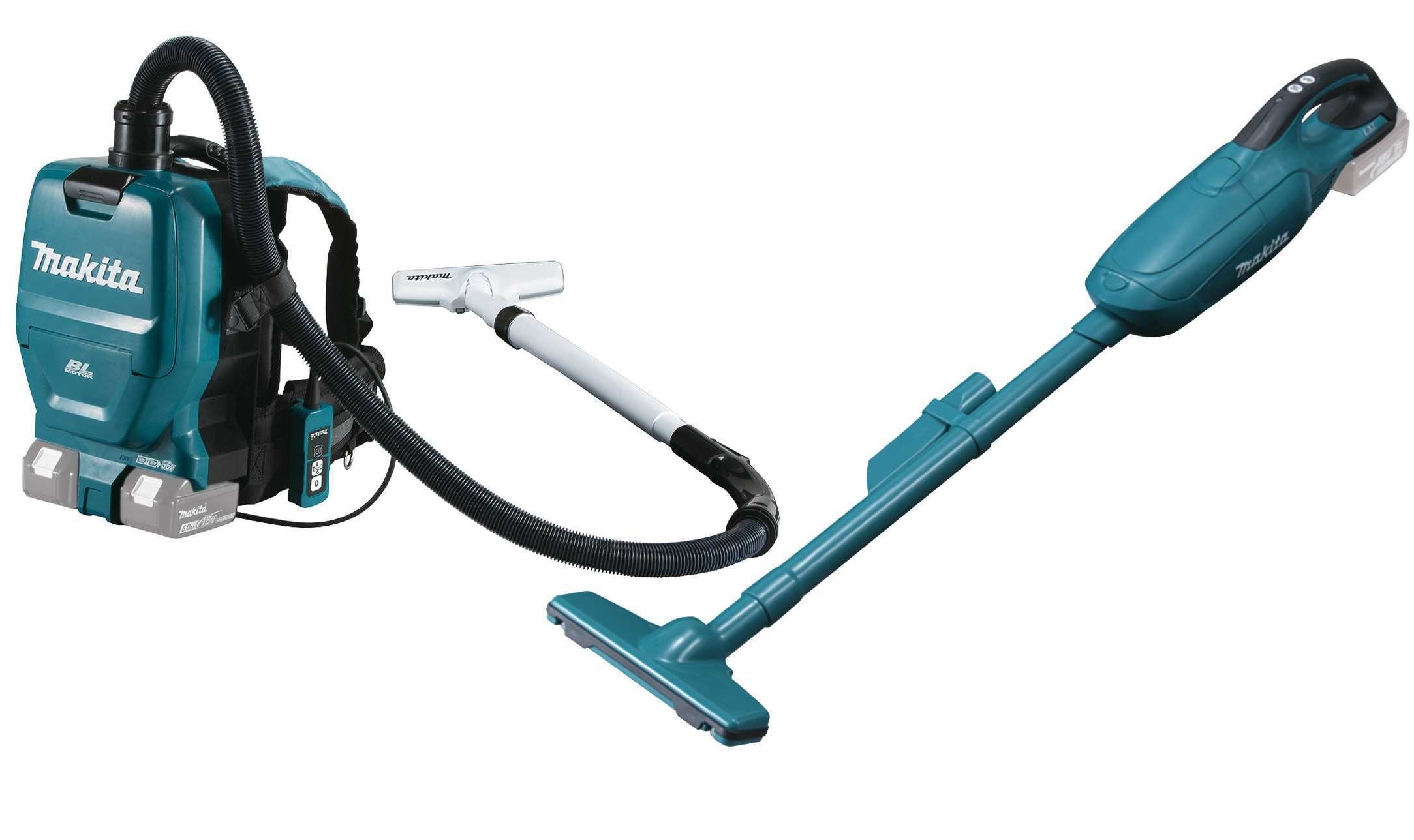 Makita DLX2213 - DVC260Z Ruggedragen accustofzuiger 2x 18v + DCL182Z Stofzuiger | zonder accu&apos;s en lader