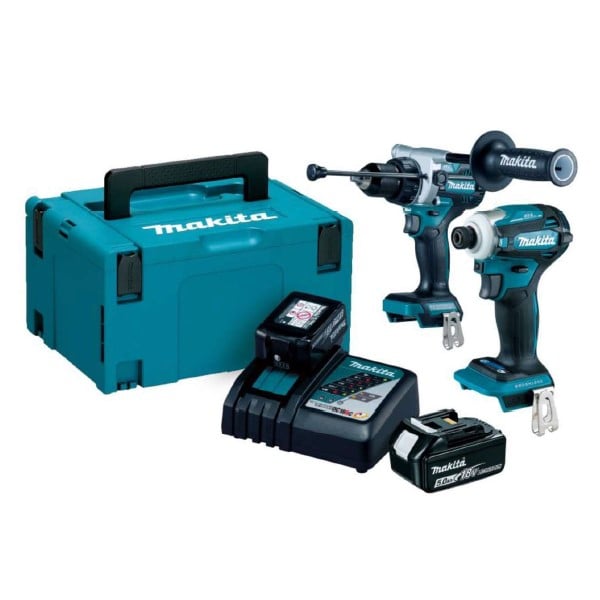 Makita DLX2455TJ | Combiset | DHP486 Accu Klopboormachine + DTD172 Accu Slagschroevendraaier | Incl. accu en lader in M-box DLX2455TJ